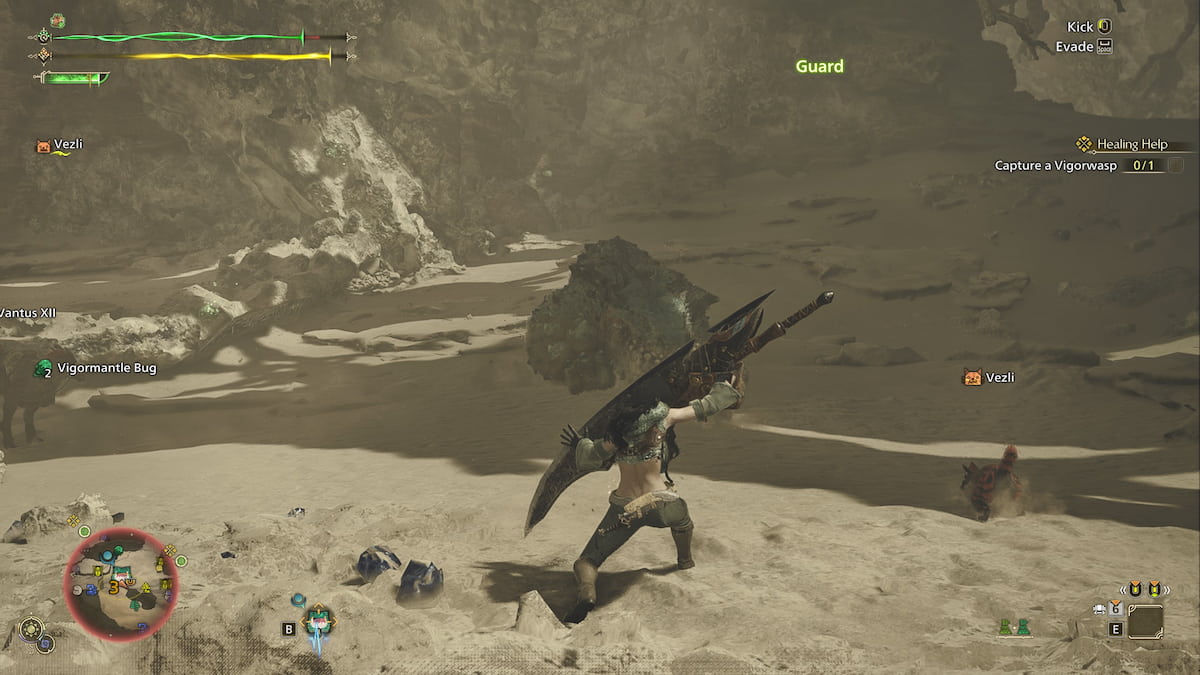 Guarding in Monster Hunter Wilds