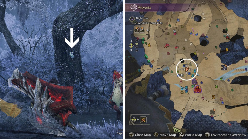 The location of the Prism Hercudrome in Monster Hunter Wilds. 