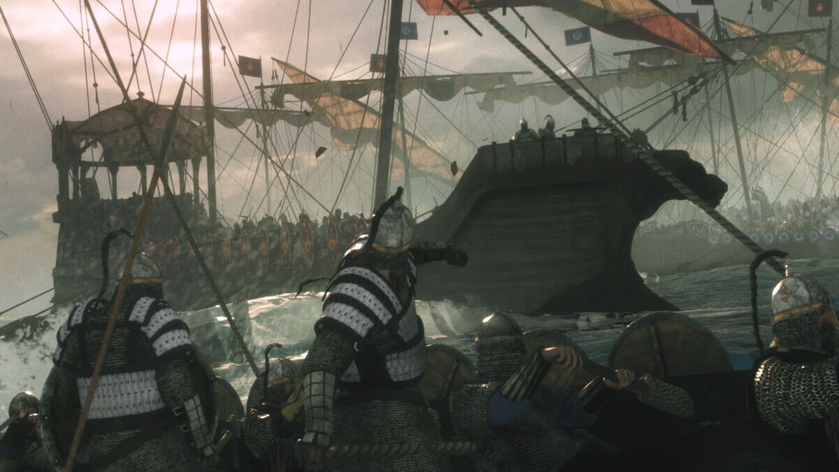 A Steam screenshot from Mount and Blade 2 Bannerlord's new War Sails DLC.