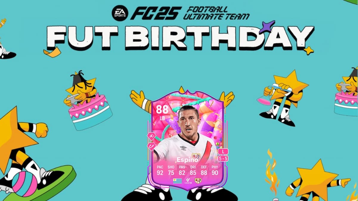EA FC 25 Espino FUT Birthday objective card in Ultimate Team