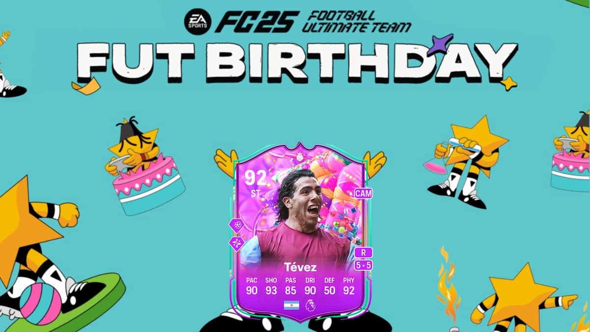 EA FC 25 Carlos Tevez FUT Birthday Hero SBC card in EA FC 25