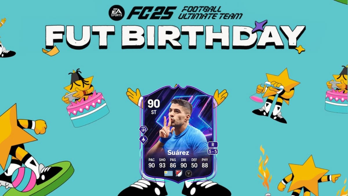 EA FC 25 Luis Suarez Flashback SBC card stats