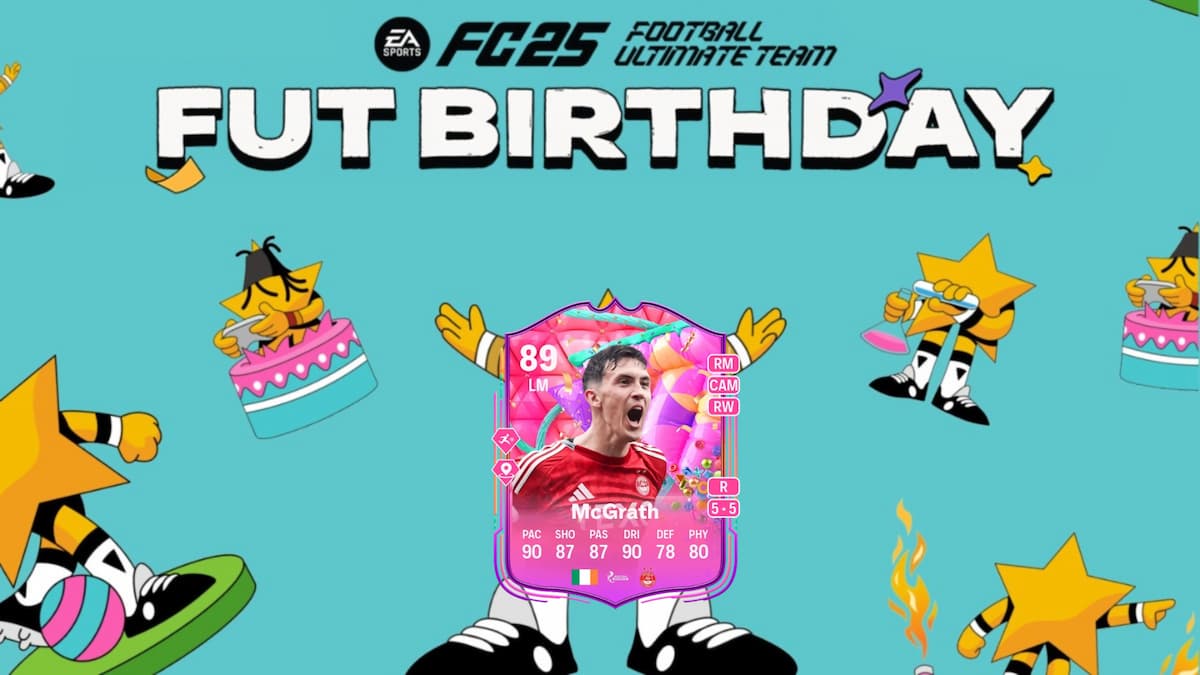 EA FC 25 Jamie McGrath FUT Birthday card
