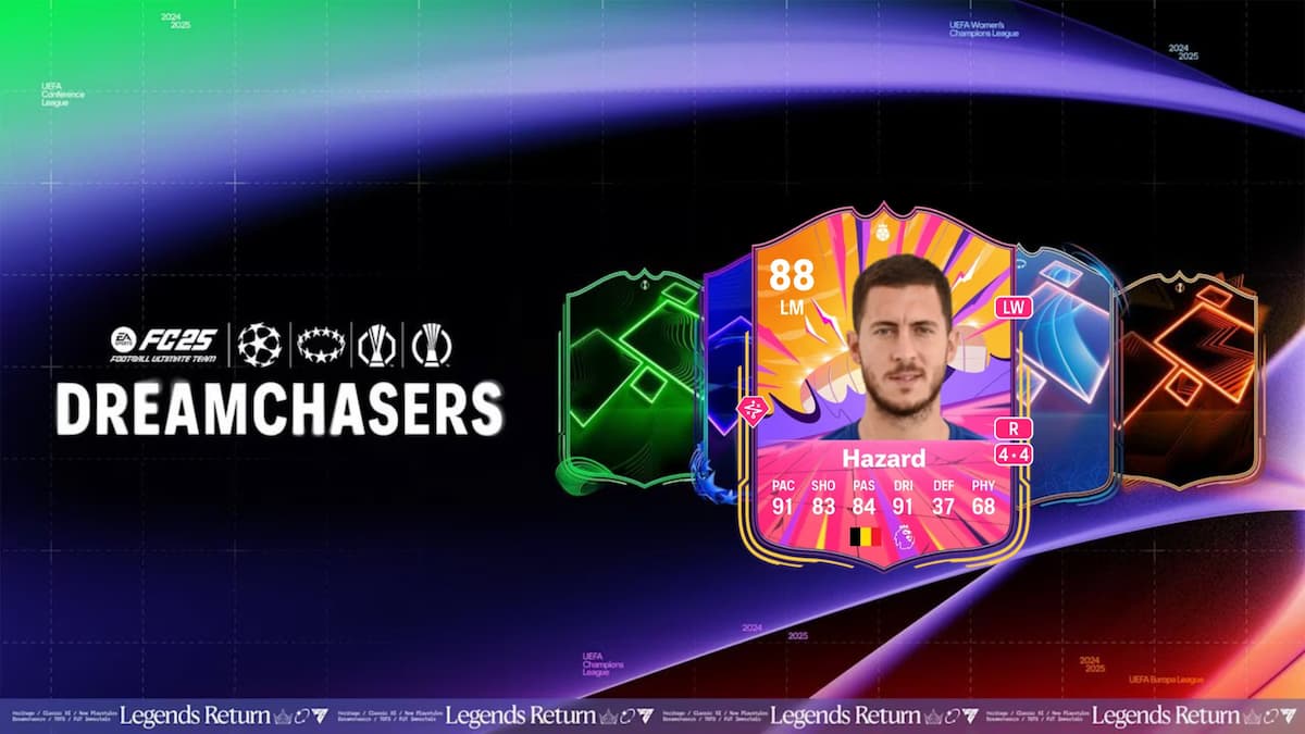Hazard Base Hero as one of the best cards to use in Center Stage EA FC 25 Evolution