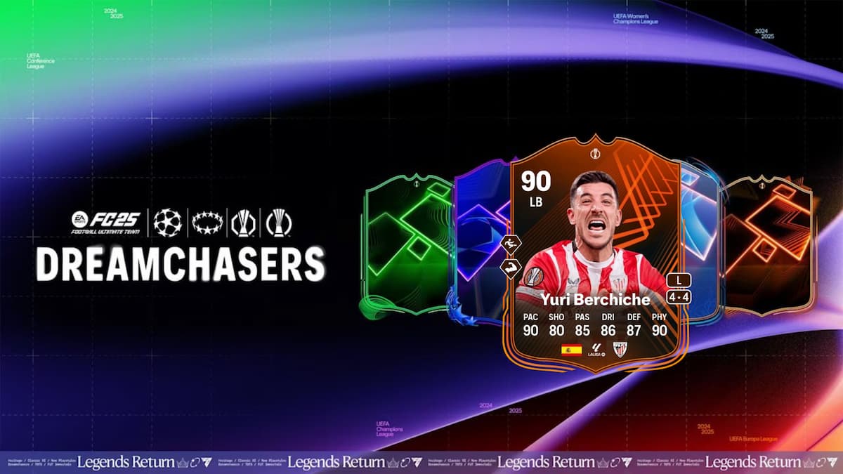 Yuri Berchiche Dreamchasers card in EA FC 25