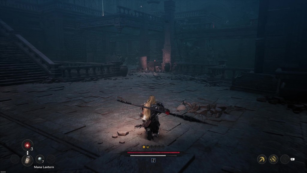 The dark room leading to the alcove with a Soulstone