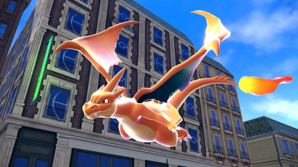 Mega Charizard X in Pokemon Legends Z-A.