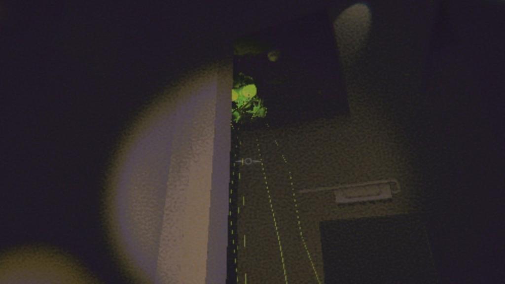 Oogly flying in circles in a room