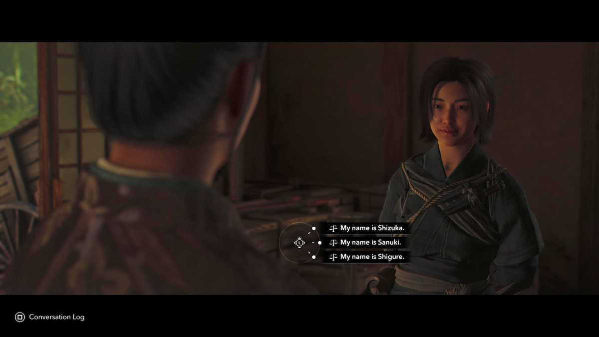 Shizuka, Sanuki, and Shigure name choice in Searching for Sakai