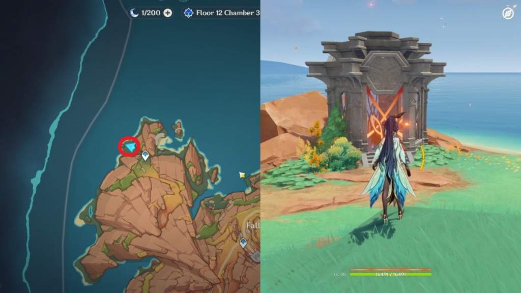 Shrine of Depths in northwest Atocpan