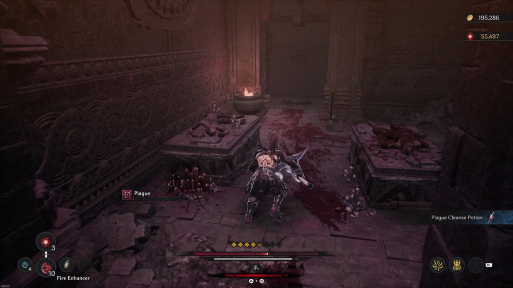 An elevator among corpses