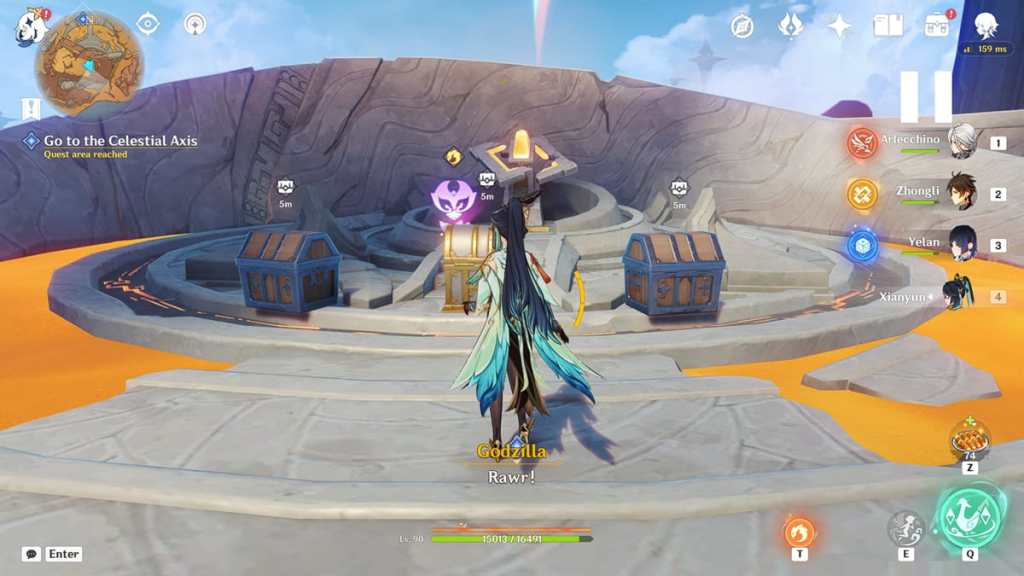 Chest rewards for completing The Sealed Site of Sacrifice quest