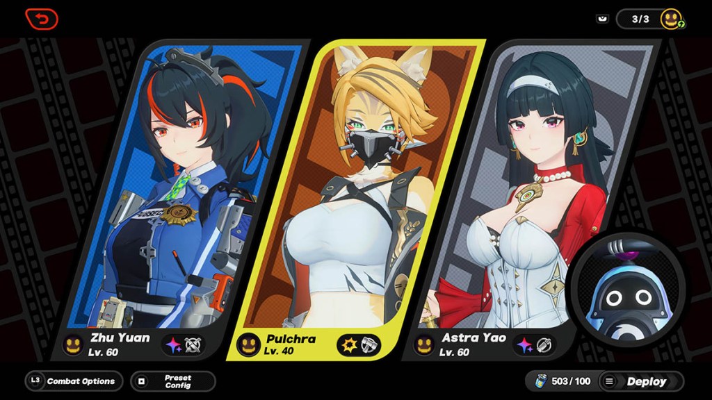 One of the best Pulchra teams in ZZZ, featuring Zhu Yuan and Astra Yao.