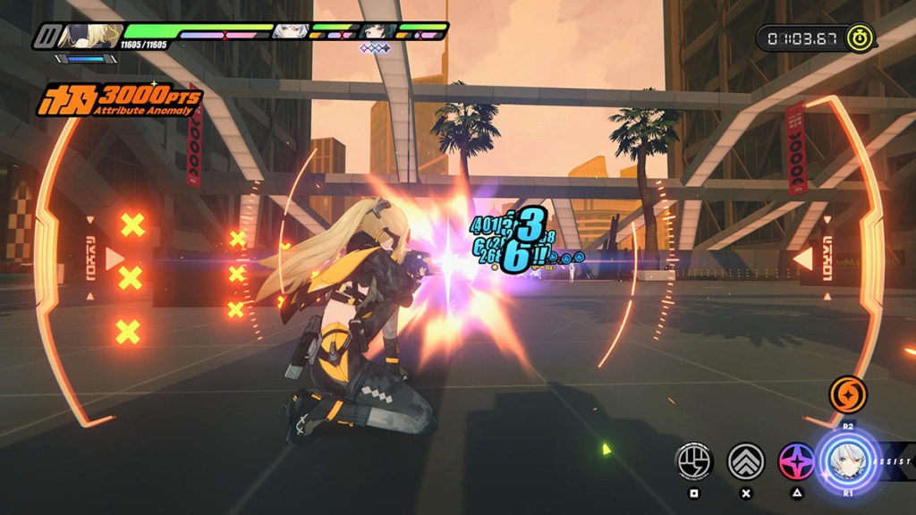 Trigger in her Sniper Stance.