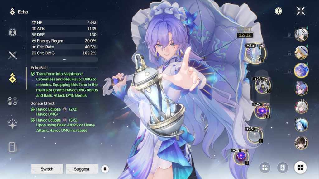 Cantarella Echoes in Wuthering Waves