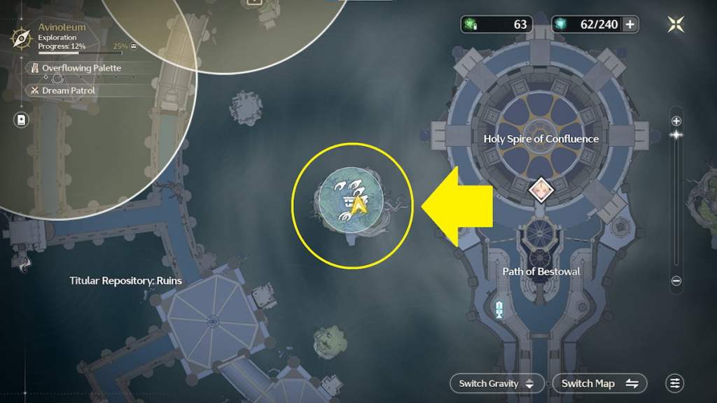 Seaside Candrelis map location three in Wuthering Waves