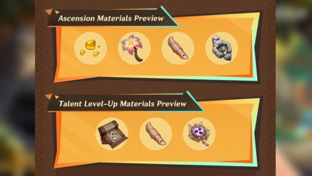 Xilonen level up materials