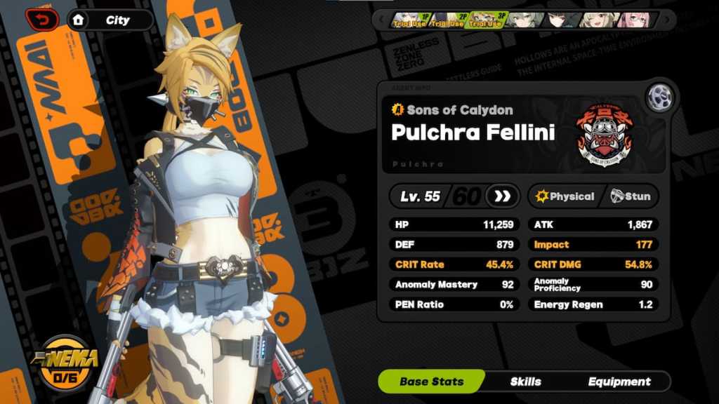 Pulchra in Zenless Zone Zero