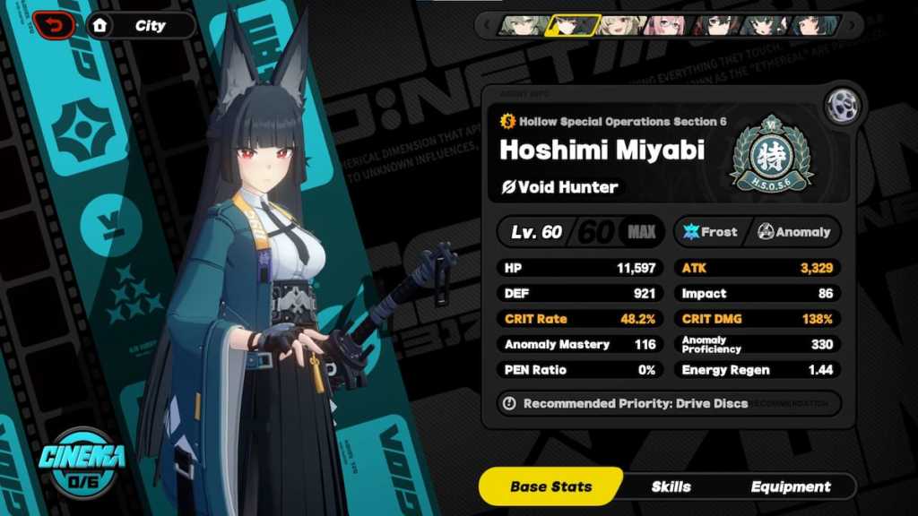 Miyabi in Zenless Zone Zero