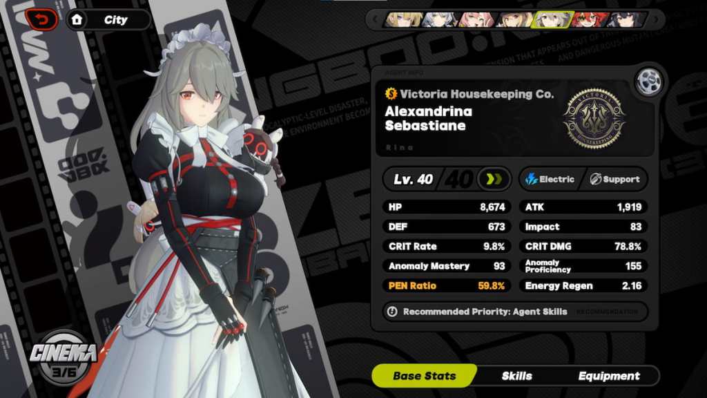 Rina in Zenless Zone Zero