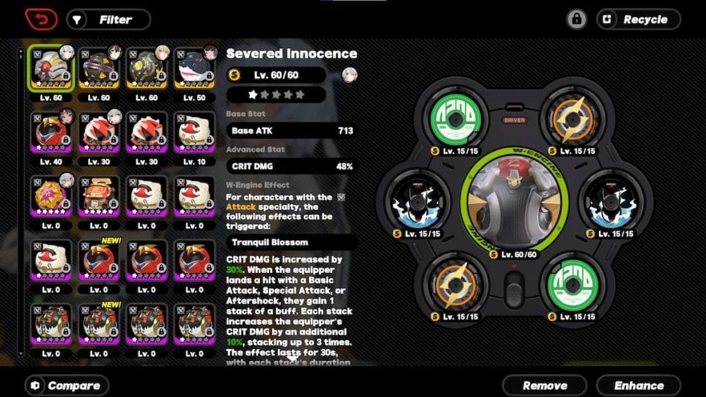 Silver Soldier Anby's W-Engine in Zenless Zone Zero