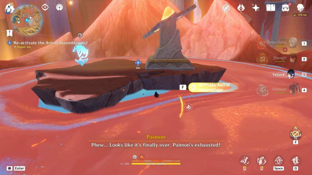 Reactivating the Astral Assemblage in The Forsaken Sea of Wisdom quest