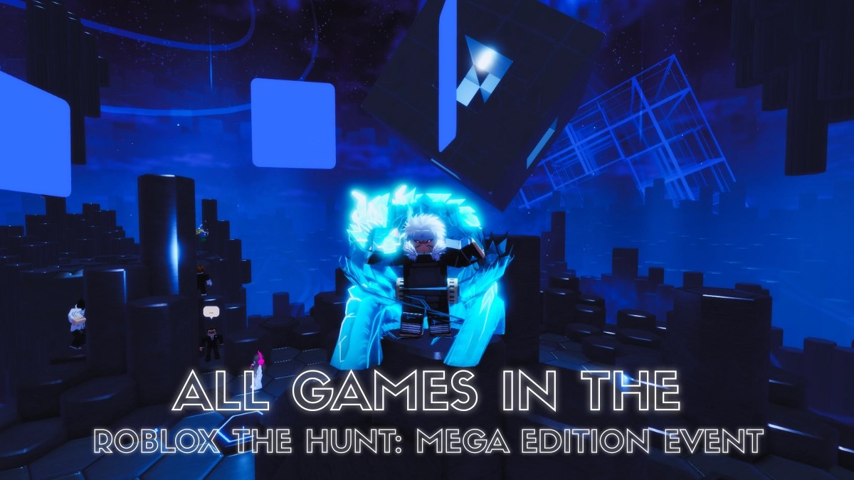 A player emoting in The Hunt: Mega Edition lobby experience on Roblox