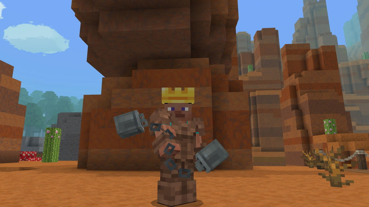 Holding the Buck-Chuckets collectible