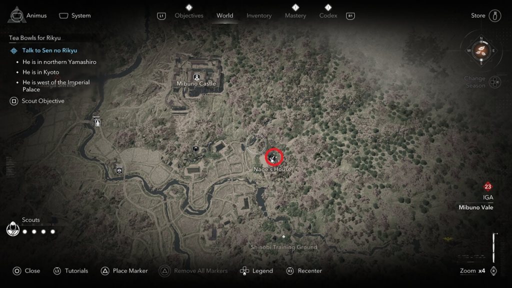 Assassin's Creed Shadows screenshot of the Kuji-kiri location: Naoe's House.