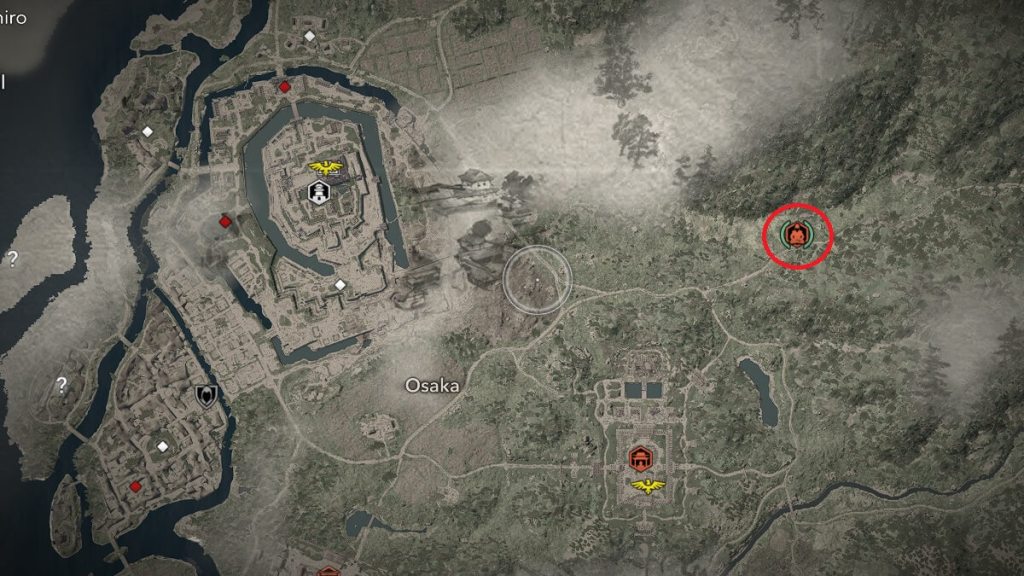 Assassin's Creed Shadows screenshot of the Kuji-kiri location: Rolling Glen.