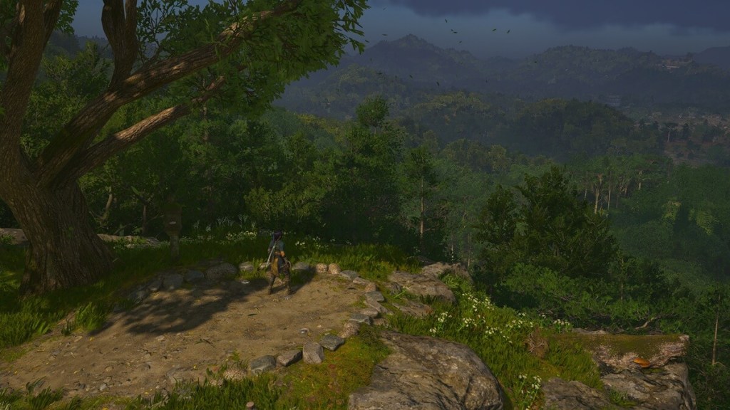 Assassin's Creed Shadows screenshot of the Kuji-kiri location: Cliffs of Thought.