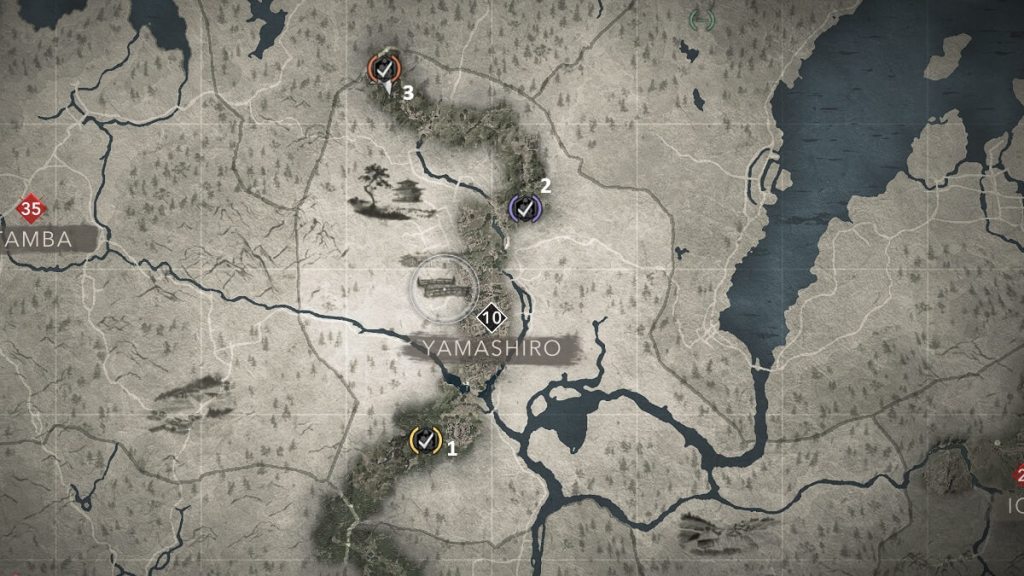 Assassin's Creed Shadows screenshot of the Kuji-kiri location: Yamashiro.