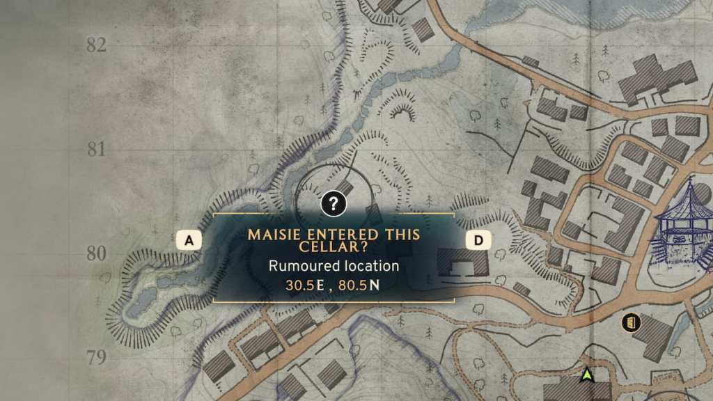 Atomfall map location for Maisie's cellar