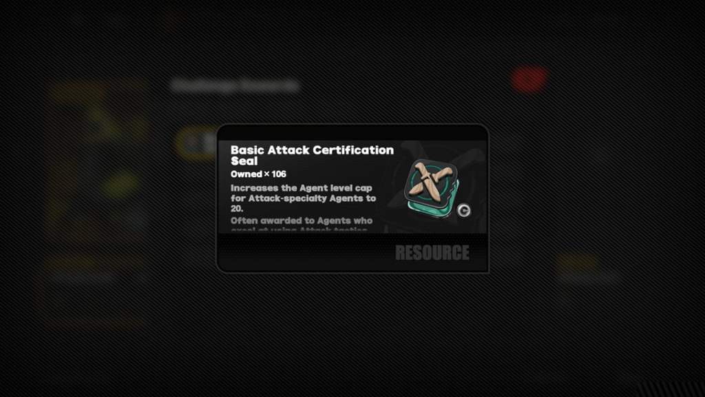 Basic Attack Certification Seal is Soldier 0 Anby's promotion  materials.