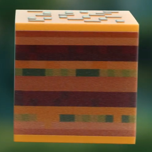 Big Mac Crystal A Minecraft Movie and McDonald's collectible.