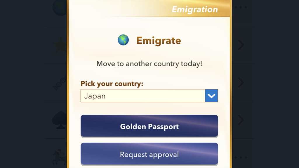 Image of someone emigrating to Japan in BitLife