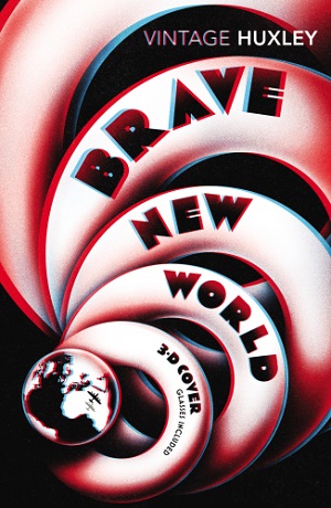 Brave New World - Aldous Huxley book cover.