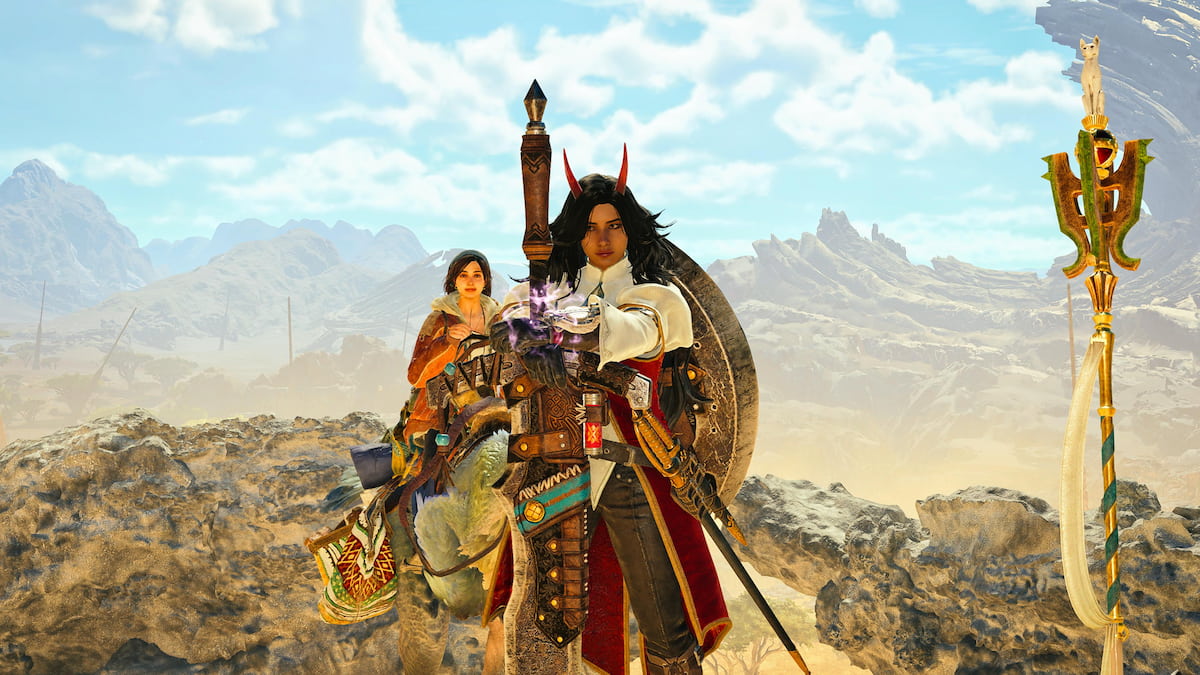 Hunter holding Charge Blade