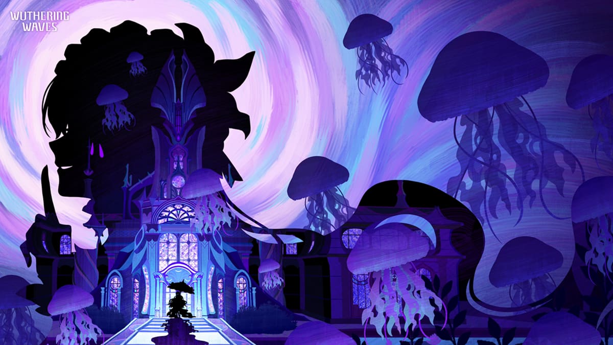 Key art featuring a fantasy city from Wuthering Waves in anticipation of the Wuwa 2.2 livestream.