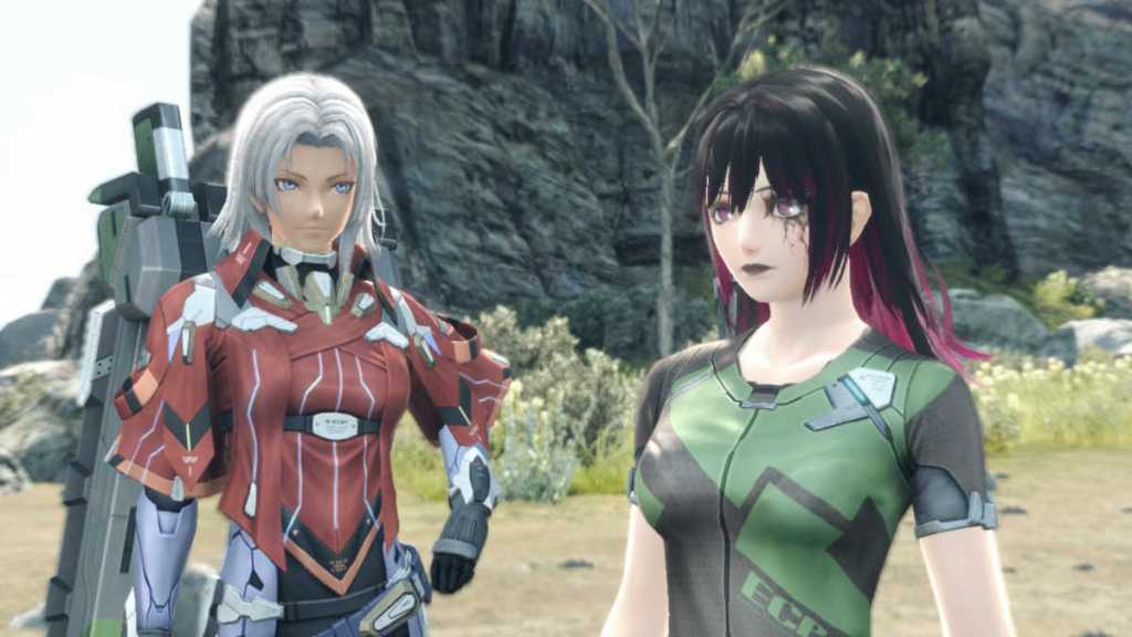 Character and Elma in Xenoblade Chronicles X