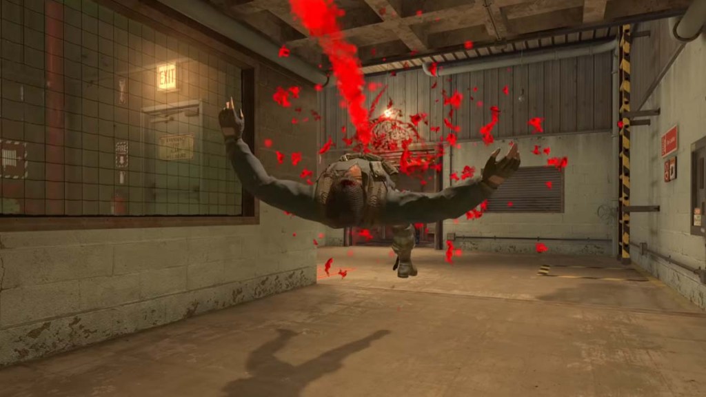 The classic CS headshot animation is back in CS: Legacy.