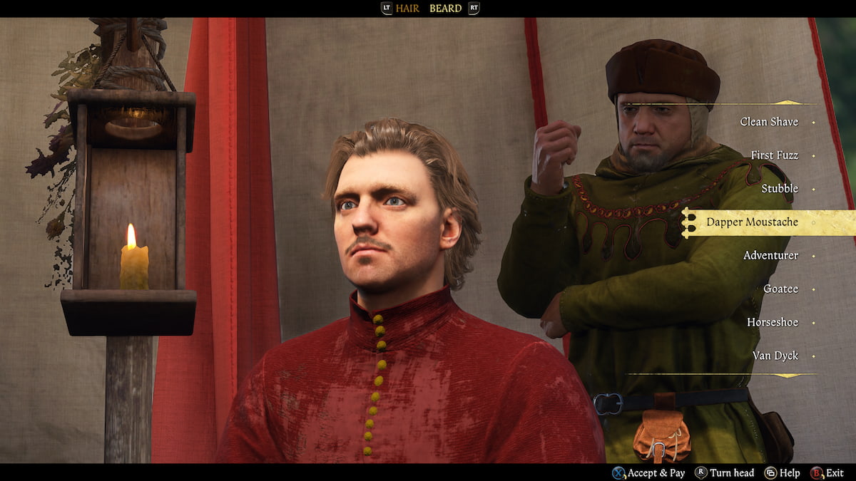 Henry's Dabber Mustache look