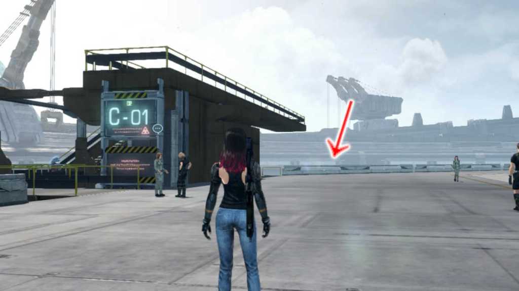 You can either take the elevator or a leap of faith during House of Cards in Xenoblade Chronicles X