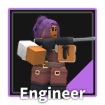 Engineer Tower from the Tower Defense Simulator Roblox experience