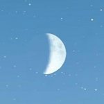 First quarter moon phase