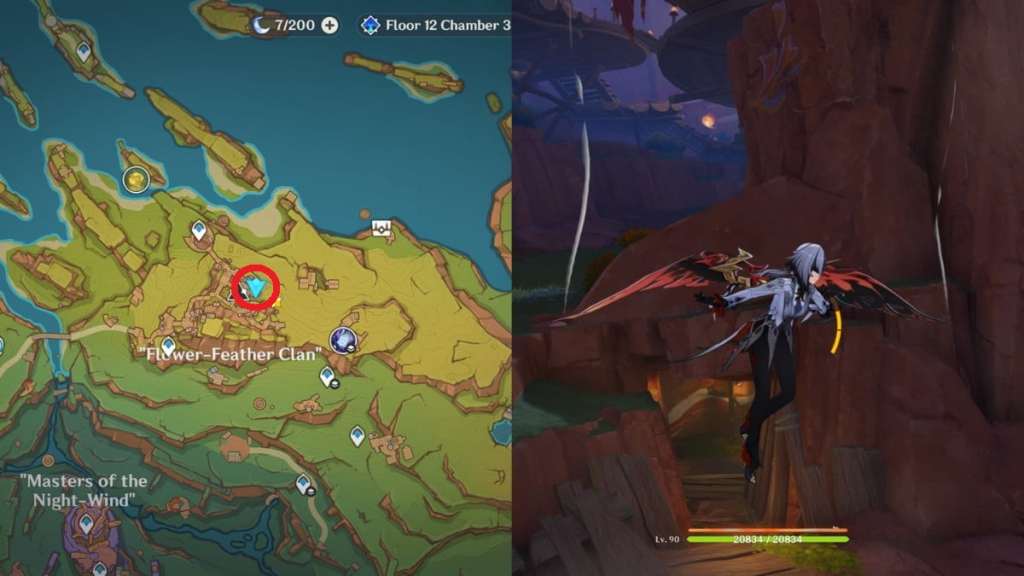 Flower-Feather Clan Secret trove location