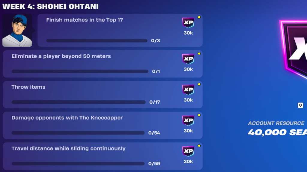 Fortnite Chapter 6 Season 2 Week four quests