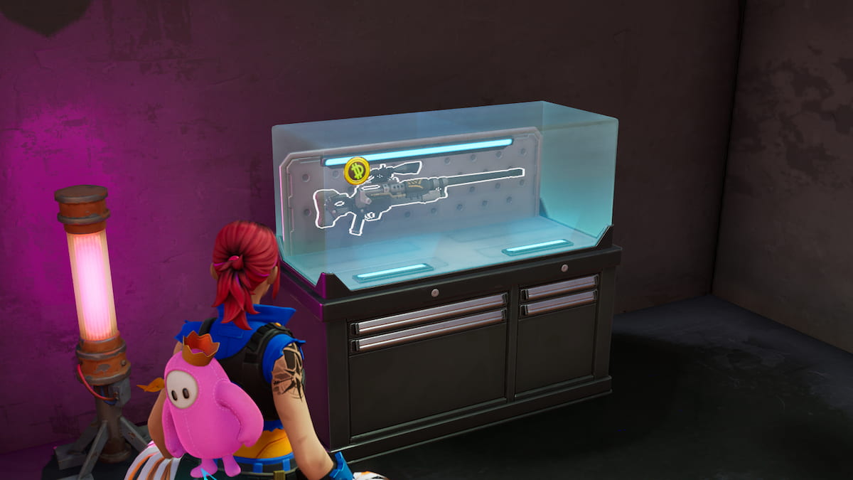 Fortnite exotic weapon in the backrooms