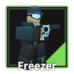 Freezer Tower from the Tower Defense Simulator Roblox experience