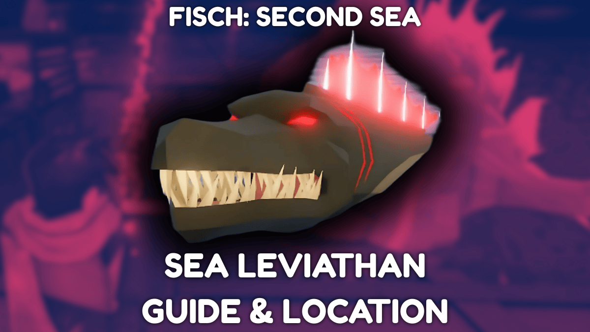 Sea LEviathan from the Second Sea update of the Fisch Roblox experience